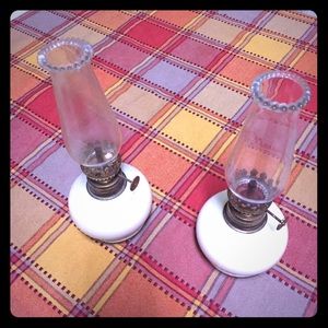 Small hurricane lamps